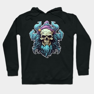 Bearded Pirate Flag Skull & Bones Hoodie